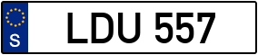 Truck License Plate